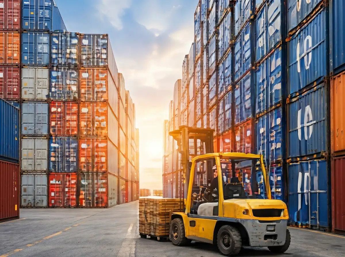 Container yard and freight handling operation